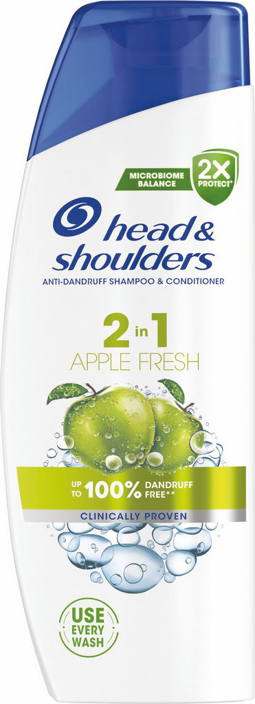 Head & Shoulders Apple Fresh 2in1 Šampon Proti Prhljaju 330ml.