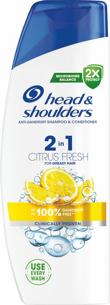 Head & Shoulders Smooth & Silky 2in1 Šampon Proti Prhljaju 330ml. Do 100-% Zaščita pred Prhljajem