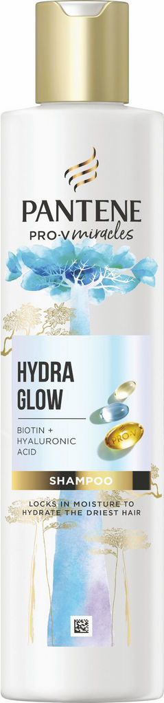 Šampon z biotinom Pantene Hydra Glow 250 ml. Šampon Pro V Miracles za suhe in poškodovane lase