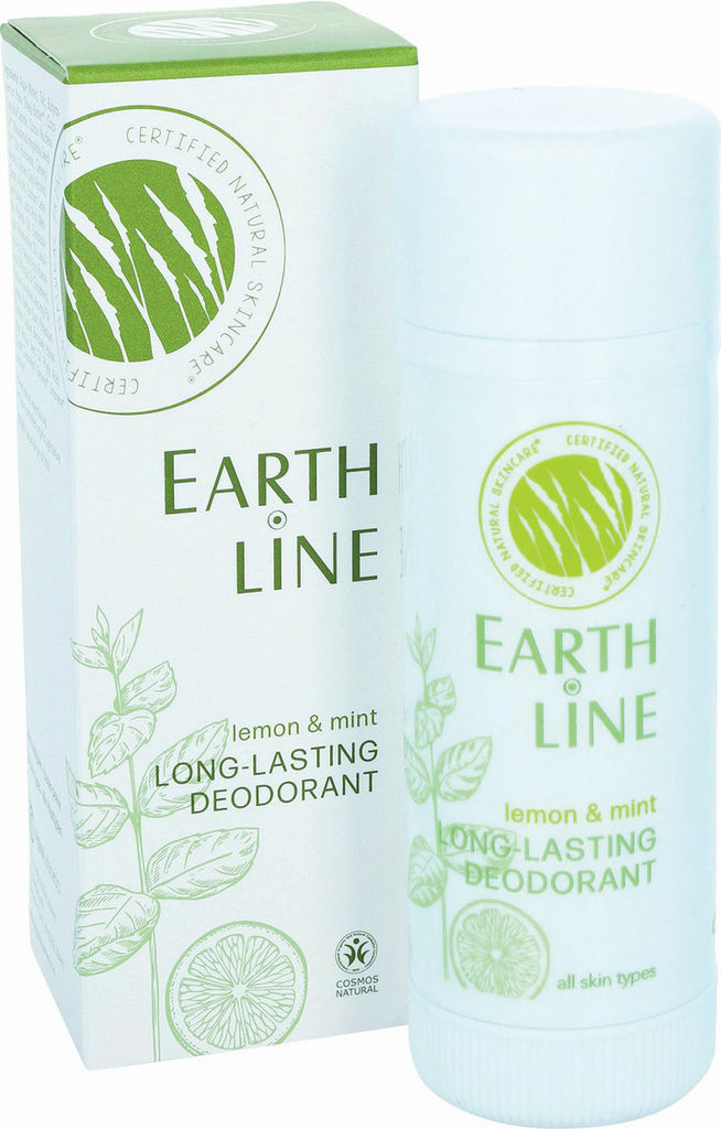 Deodorant v stiku Earth Line, ženski, lemon & mint, 50 ml