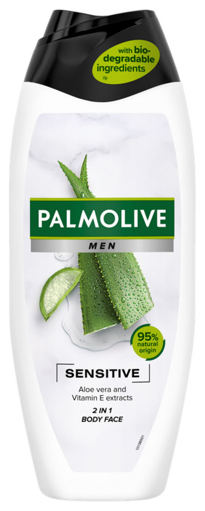 Gel za prhanje Palmolive, Men Sensitive, 500 ml