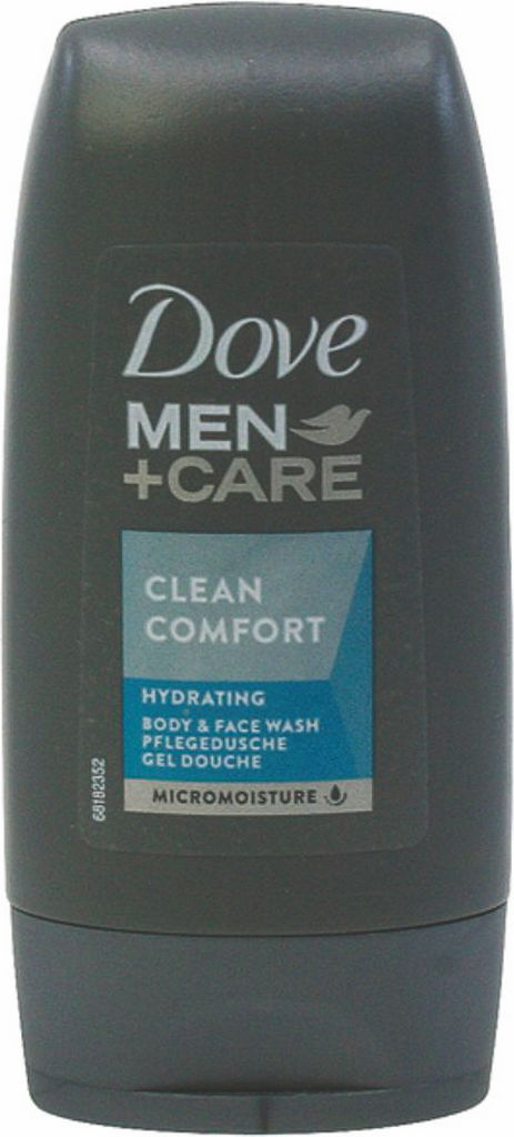 Gel za tuširanje Dove, Clean Comfort, moški, 55 ml