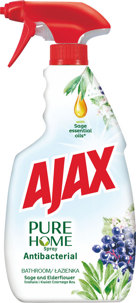 Čistilo Ajax, Pure Elderflower antibacterial spray, 500ml