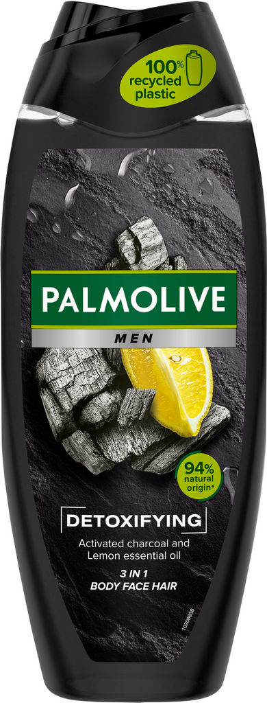 Gel za prhanje Palmolive, Men, Detox charcoal, 500 ml