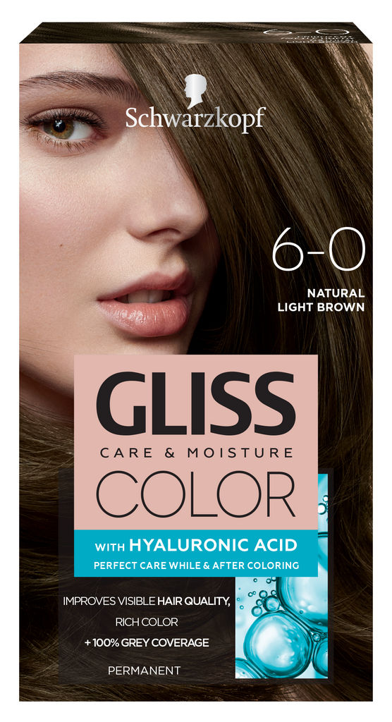 Barva za lase Gliss Color, 6 – 0 light brown