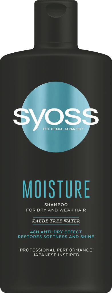 Šampon za lase Syoss Moisture, 440 ml
