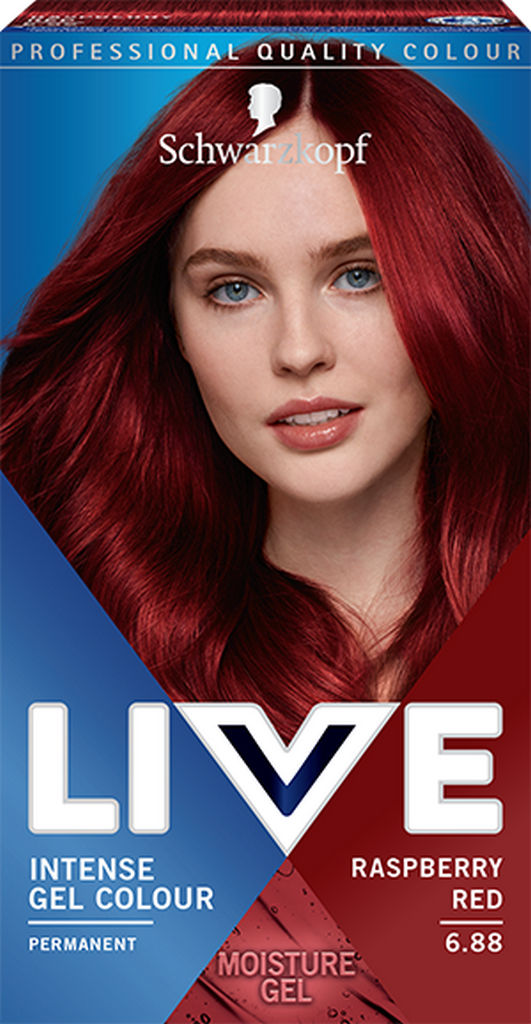 Barva za lase Live, 6.88 Rdeča malina