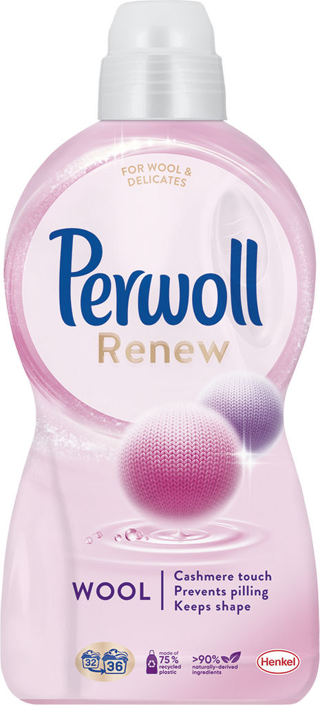 Pralni prašek Perwoll gel, Wool, 36 pranj, 1,980 l