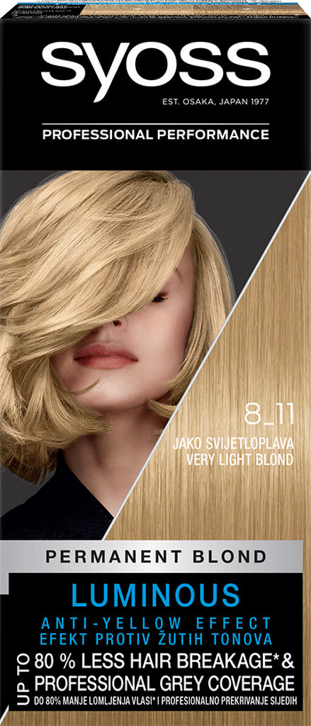 Barva za lase Syoss, Crystal Blond 8-11