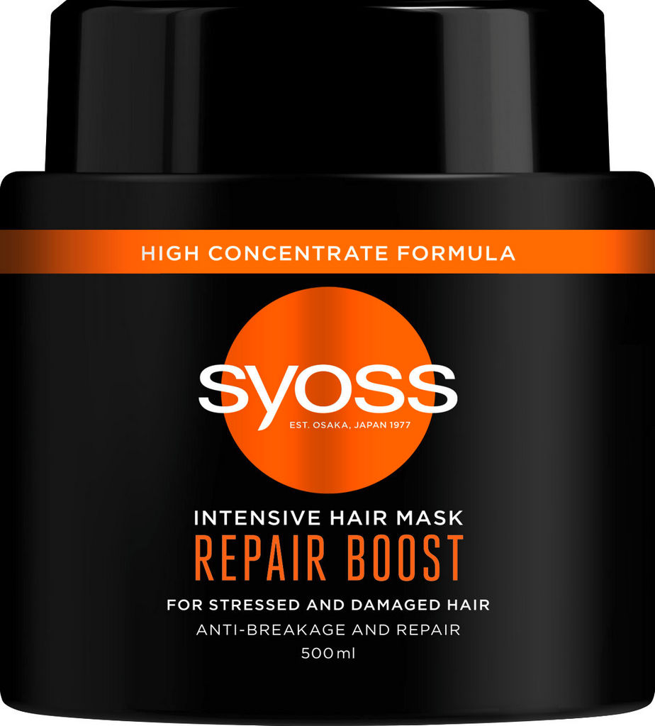 Maska za lase Syoss, Repair Boost, 500 ml