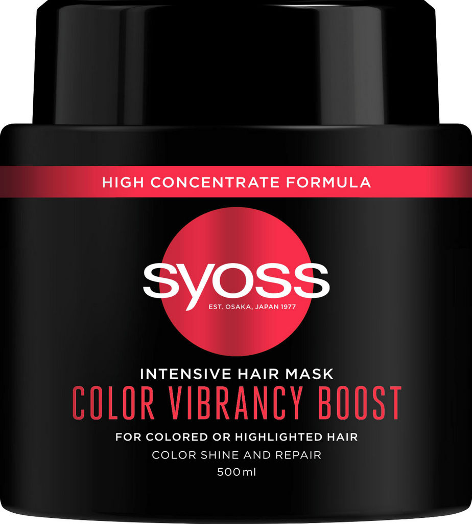 Maska za lase Syoss, Color Boost, 500 ml