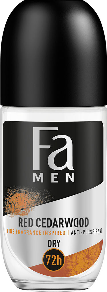 Dezodorant Fa, roll-on, Men, Red Cedarwood, 50 ml