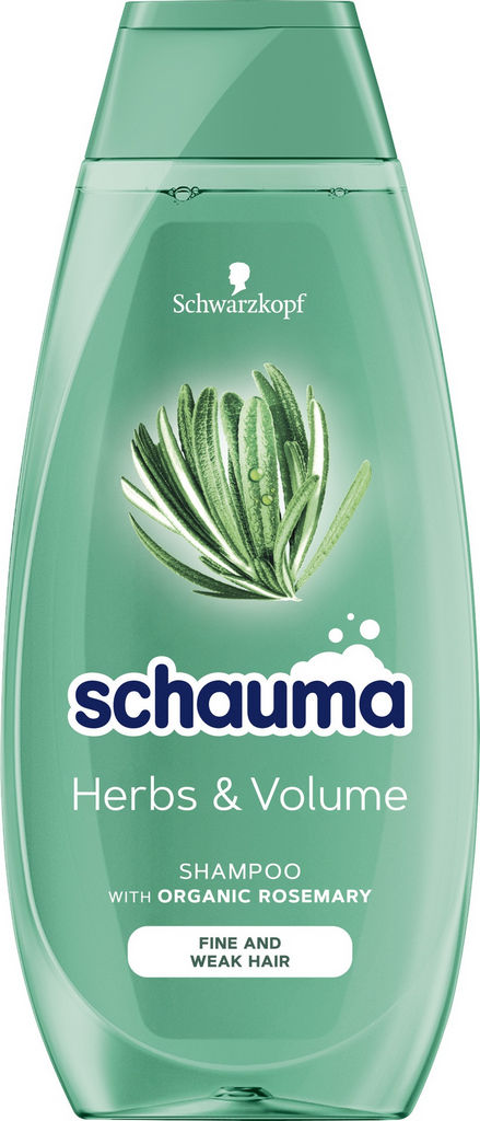 Šampon Schauma, Herbs & Volume, 400 ml