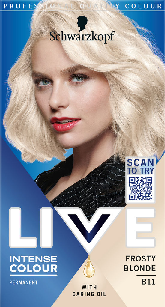 Barva za lase Live B 11, Ledeno blond