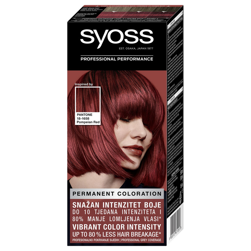Barva za lase Syoss, 5-72, rdeča lava