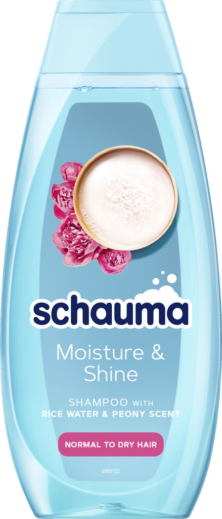 Šampon Schauma, Moisture & Shine, 400 ml