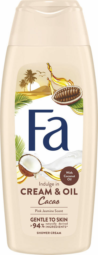 Gel za prhanje Fa, Cream & Oil Cacao, 400 ml