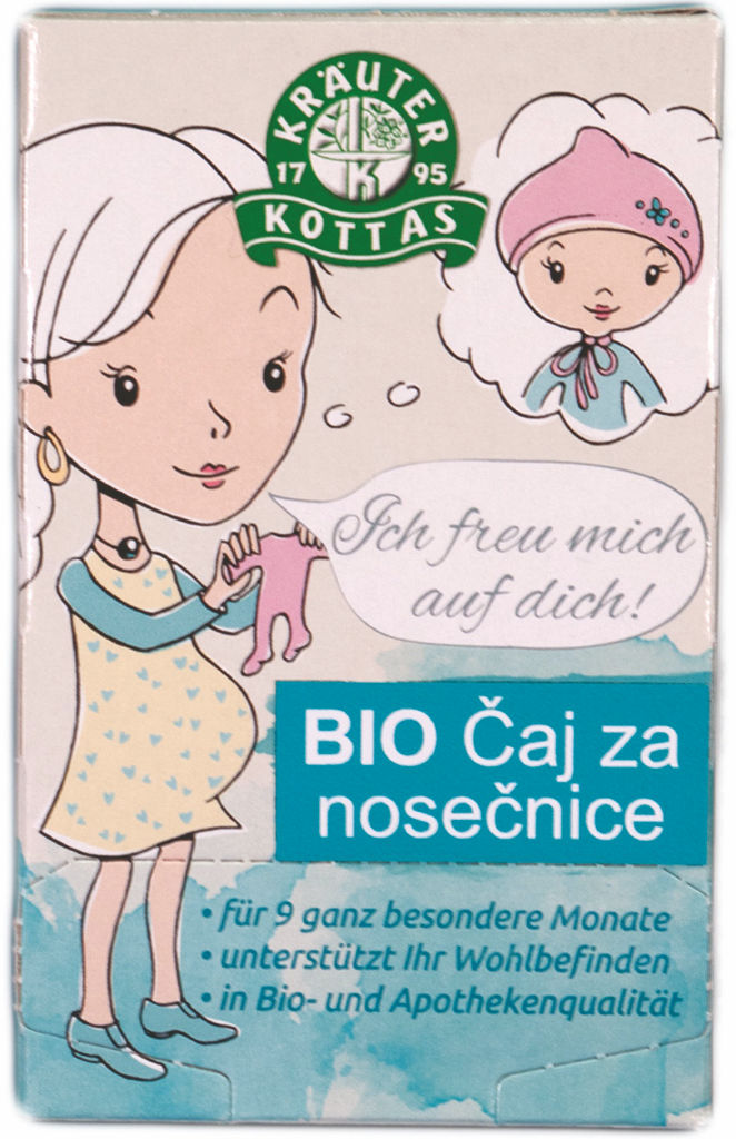 Čaj Bio Dr. Kottas, za nosečnice, ingver, 26 g