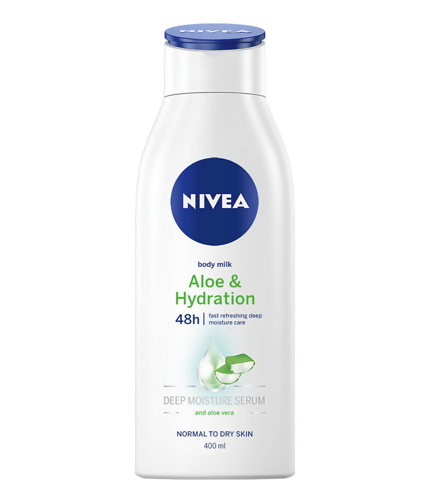 Losjon za telo Nivea, Aloe Hydration, 400 ml