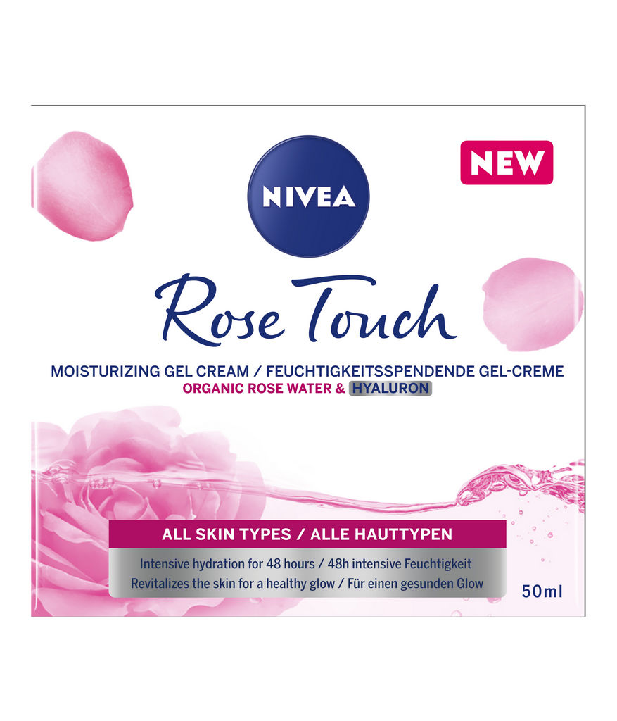 Krema vlažilna, Nivea, Rose Touch, 50ml