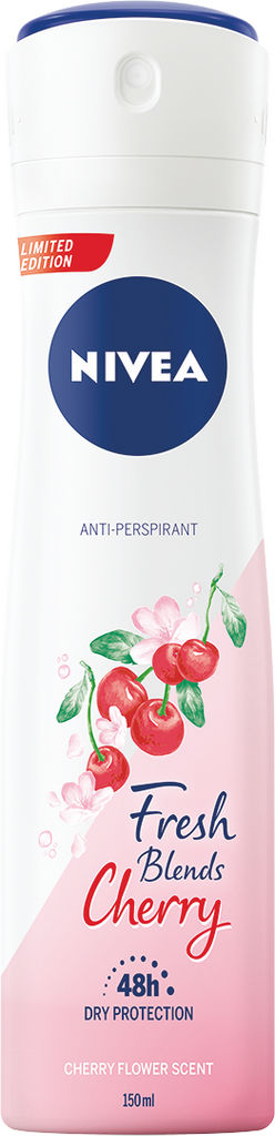 Dezodorant Nivea sprej, Fresh cherry, ženski, 150 ml