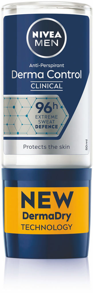Dezodorant roll-on Nivea Men, Derma Dry Control, 50 ml