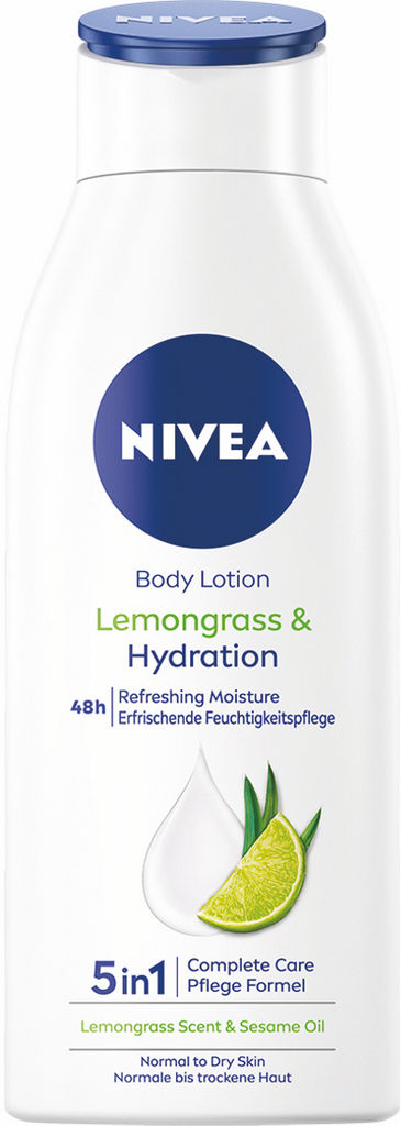 Losjon za telo Nivea, Lemongrass & Hydration, 400 ml